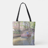 Tote Bag San Antonio River Walk à travers Fourre-tout (Dos)