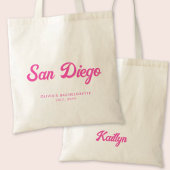 Tote Bag San Diego Bachelorette Party Personnalisé Fourre-t