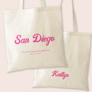 Tote Bag San Diego Bachelorette Party Personnalisé Fourre-t