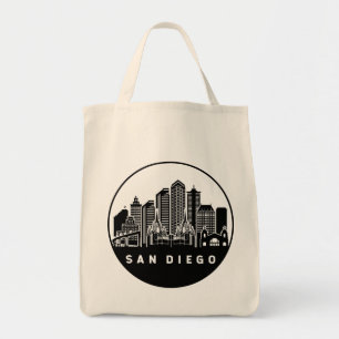 Tote Bag San Diego California Skyline