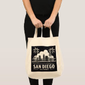 Tote Bag San Diego California Skyline (Devant (produit))