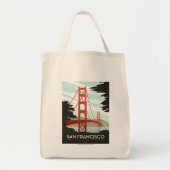 Tote Bag San Francisco, CA - Golden Gate Bridge (Devant)