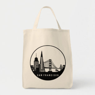 Tote Bag San Francisco California Skyline