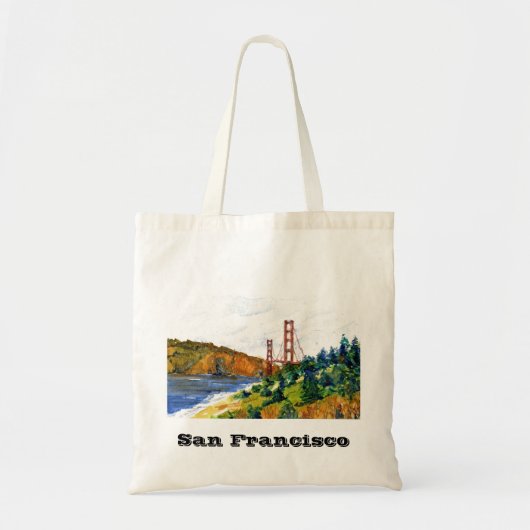 Tote Bag San Francisco et beau golden gate bridge (Devant)