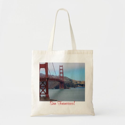 Tote Bag San Francisco, golden gate bridge (Devant)