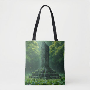 Tote Bag Sanctuaire du champ vert du trèfle
