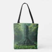 Tote Bag Sanctuaire du champ vert du trèfle (Dos)