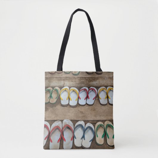 Tote Bag Sandales à semelles compensées (Devant)