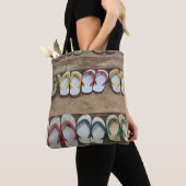 Tote Bag Sandales à semelles compensées (De près)