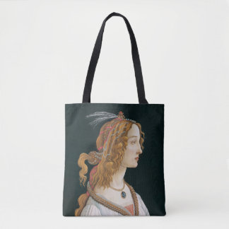 Tote Bag Sandro Botticelli - Portrait d'une jeune femme