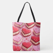Tote Bag Sandwich au cœur (Dos)