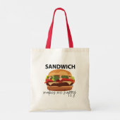 Tote Bag Sandwich Happy (Dos)