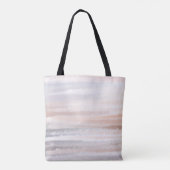 Tote Bag Sandy Beach Été Tan Aquarelle Abstraite (Dos)