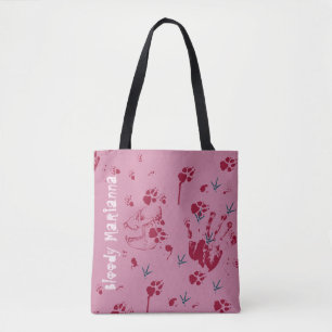 Tote Bag Sanglant Halloween Crâne Déplaisant sang Traces No