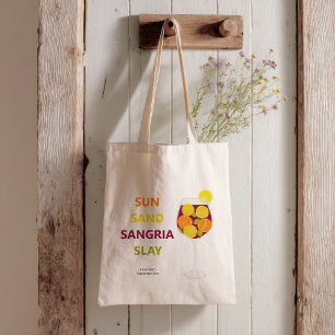 Tote Bag Sangria Bachelorette Party Beach Week-end