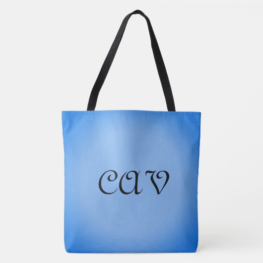 Tote Bag Sangria Cornflower Blue (Devant)