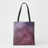 Tote Bag Sangria Strata | Moody Pink and Purple Luxe Agate (Devant)