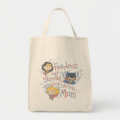 Tote Bag Sans Peur Et Fort Comme Ma Mère (Devant)