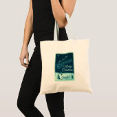 Tote Bag Santa and his Reindeers (Devant (produit))