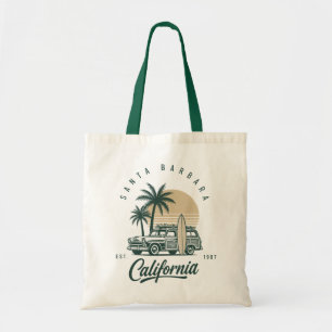 Tote Bag Santa Barbara Californie Vintage Surf Station Wago