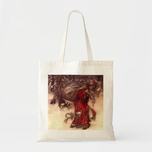 Tote Bag Santa Claus Arthur Rackham (Devant)