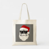 Tote Bag Santa Claus avec lunettes de soleil Drôle Noël Des (Dos)