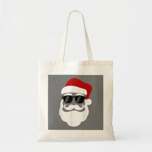 Tote Bag Santa Claus avec lunettes de soleil Drôle Noël Des