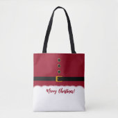 Tote Bag Santas Red Outfit - Noël- (Devant)