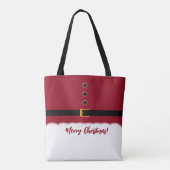 Tote Bag Santas Red Outfit - Noël- (Dos)