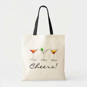 Tote Bag Santé! Cocktails Martini Cosmo Manhattan Bar Fourr