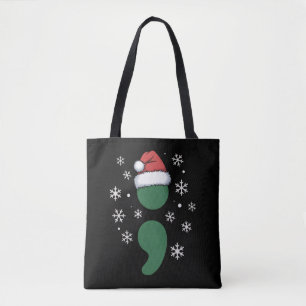 Tote Bag Santé Mentale Noël Dépression Sensibilisation Xmas