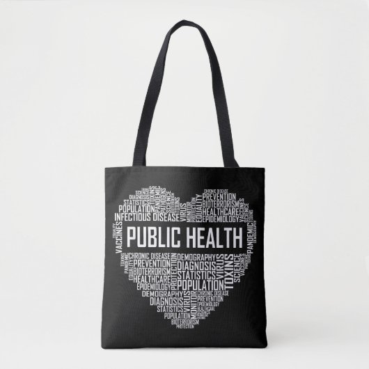 Tote Bag Santé publique Cadeaux cardiaques Travailleur de s (Devant)