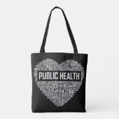 Tote Bag Santé publique Cadeaux cardiaques Travailleur de s (Dos)