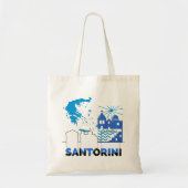 Tote Bag Santorin Grèce.b (Devant)