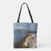 Tote Bag Santorin sous le soleil de l'après-midi (Dos)