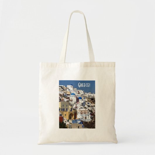 Tote Bag Santorini, Grèce (Devant)