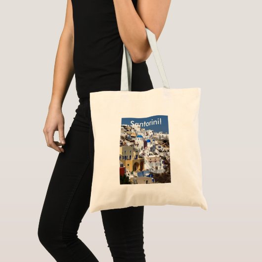 Tote Bag Santorini, Grèce (Devant (produit))