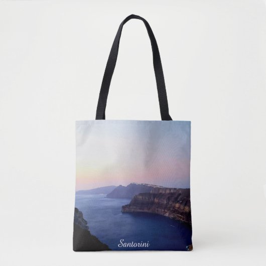 Tote Bag Santorini Greece Souvenir Sunset Tote (Devant)