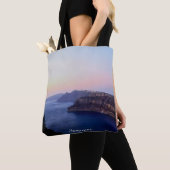 Tote Bag Santorini Greece Souvenir Sunset Tote (De près)
