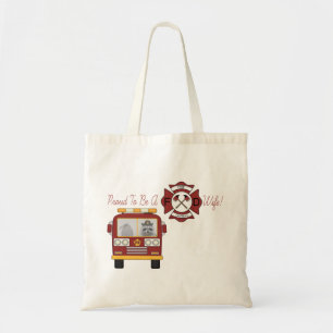 Tote Bag Sapeur-pompier, épouse fière Fourre-tout