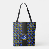 TOTE BAG SAPHIRE BLEU D'OR EN MONOGRAM NOIR (Dos)