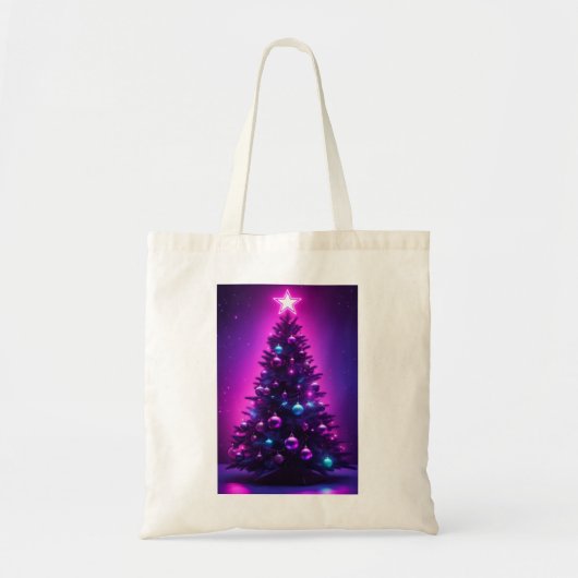 Tote Bag Sapin de Noël (Devant)