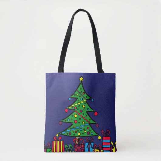 Tote Bag sapin de Noël (Devant)