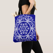 Tote Bag Sapphire Mandala (De près)