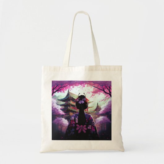 Tote Bag Sari Cerisiers (Devant)
