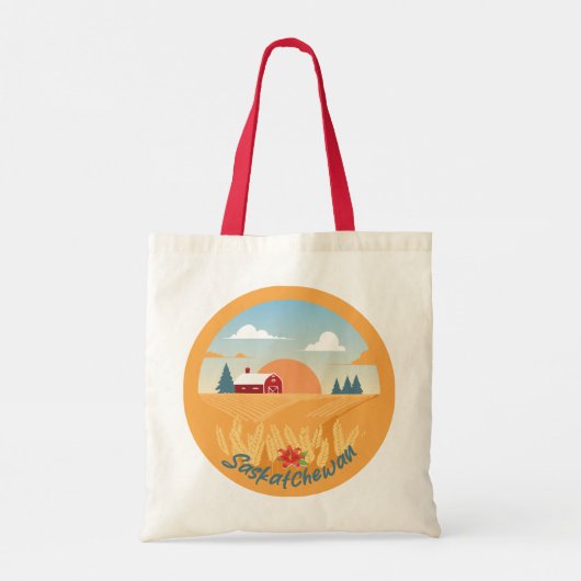 Tote Bag Saskatchewan vintage (Dos)