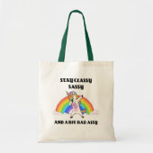Tote Bag Sassy Unicorn Classy Sassy et Bad Assy (Devant)
