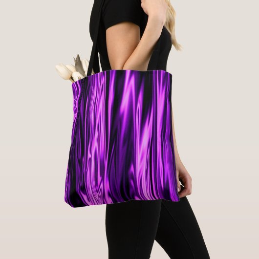 Tote Bag Satin pourpre...... (De près)
