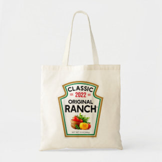 Tote Bag Sauce Ranch Salade verte Dressing Costume d'Hallow