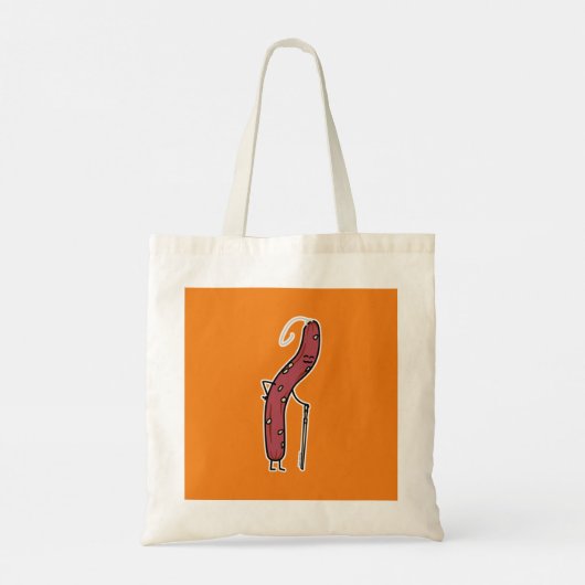 Tote Bag Saucisse sèche chinoise gras vieilli Cantonese Lap (Dos)